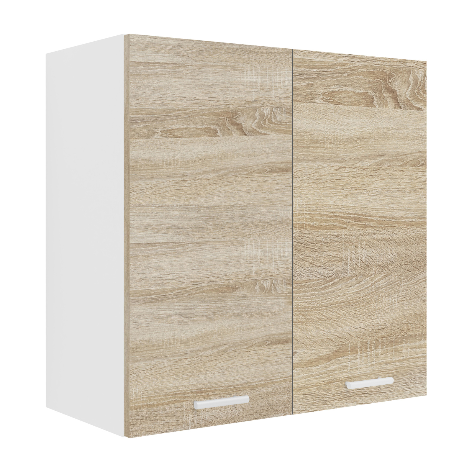 Hängeschrank ESILO - Sonoma Eiche - weiß - 60 cm