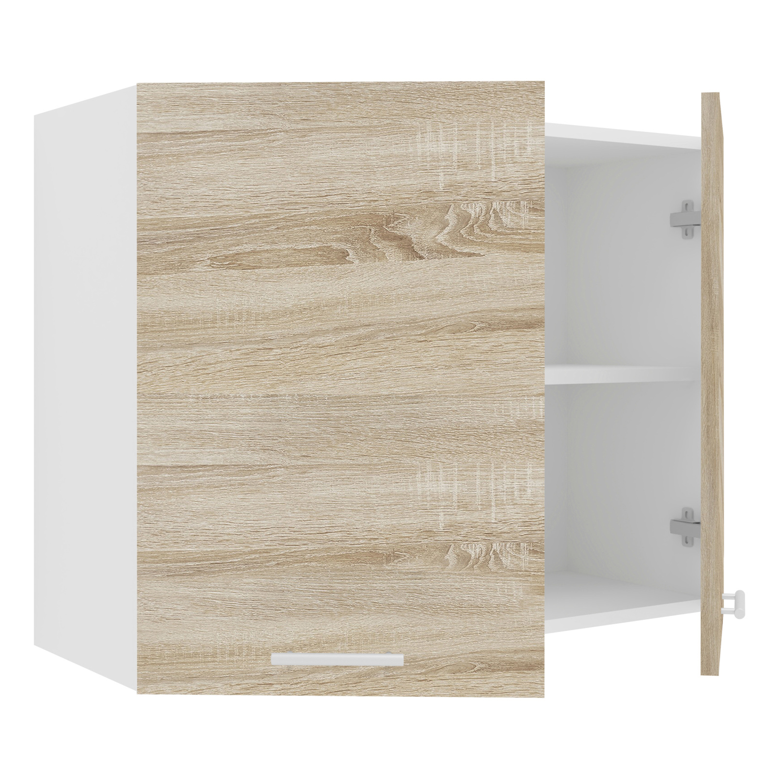 Hängeschrank ESILO - Sonoma Eiche - weiß - 60 cm