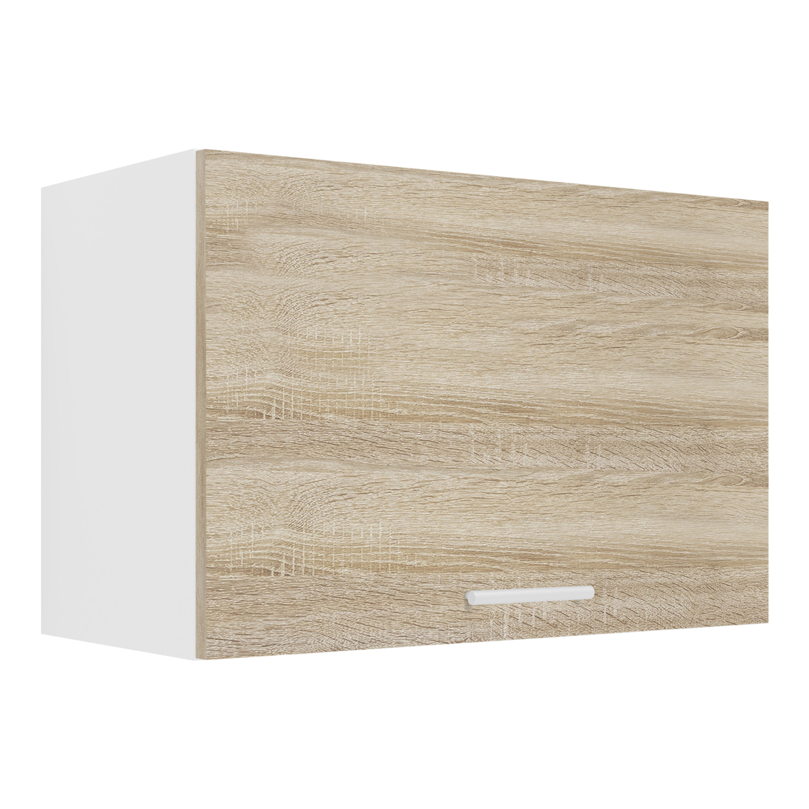 Hängeschrank ESILO - Sonoma Eiche - weiß - mit Klapptür - 60 cm