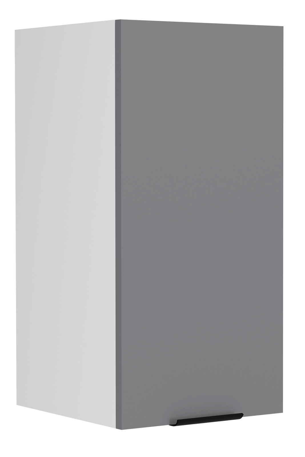 Hängeschrank FASOLA - weiß-anthrazit - 30 cm