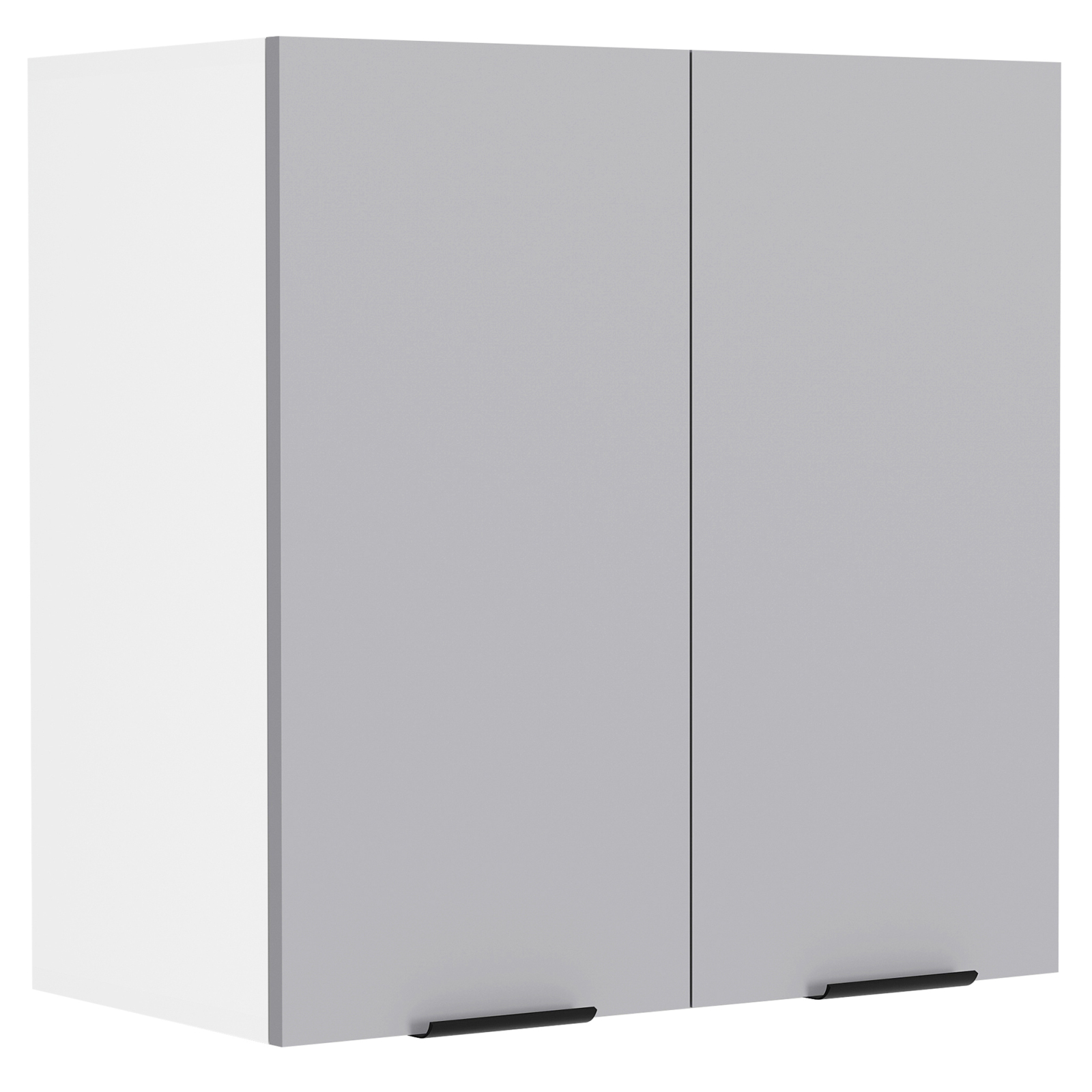 Hängeschrank FASOLA - weiß-anthrazit - 60 cm