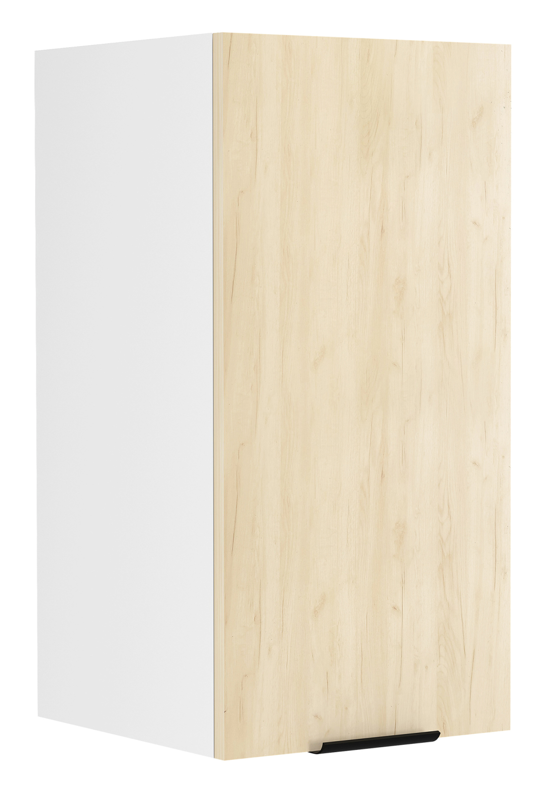 Hängeschrank FASOLA - weiß - Honig Eiche - 30 cm