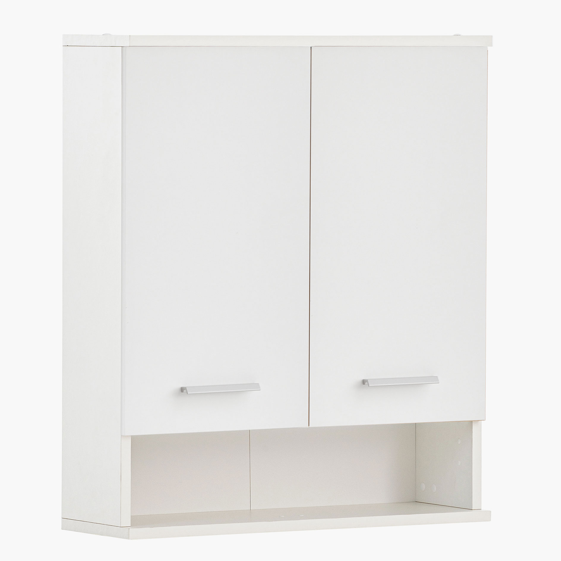 Hängeschrank - mattweiß - 2 Türen