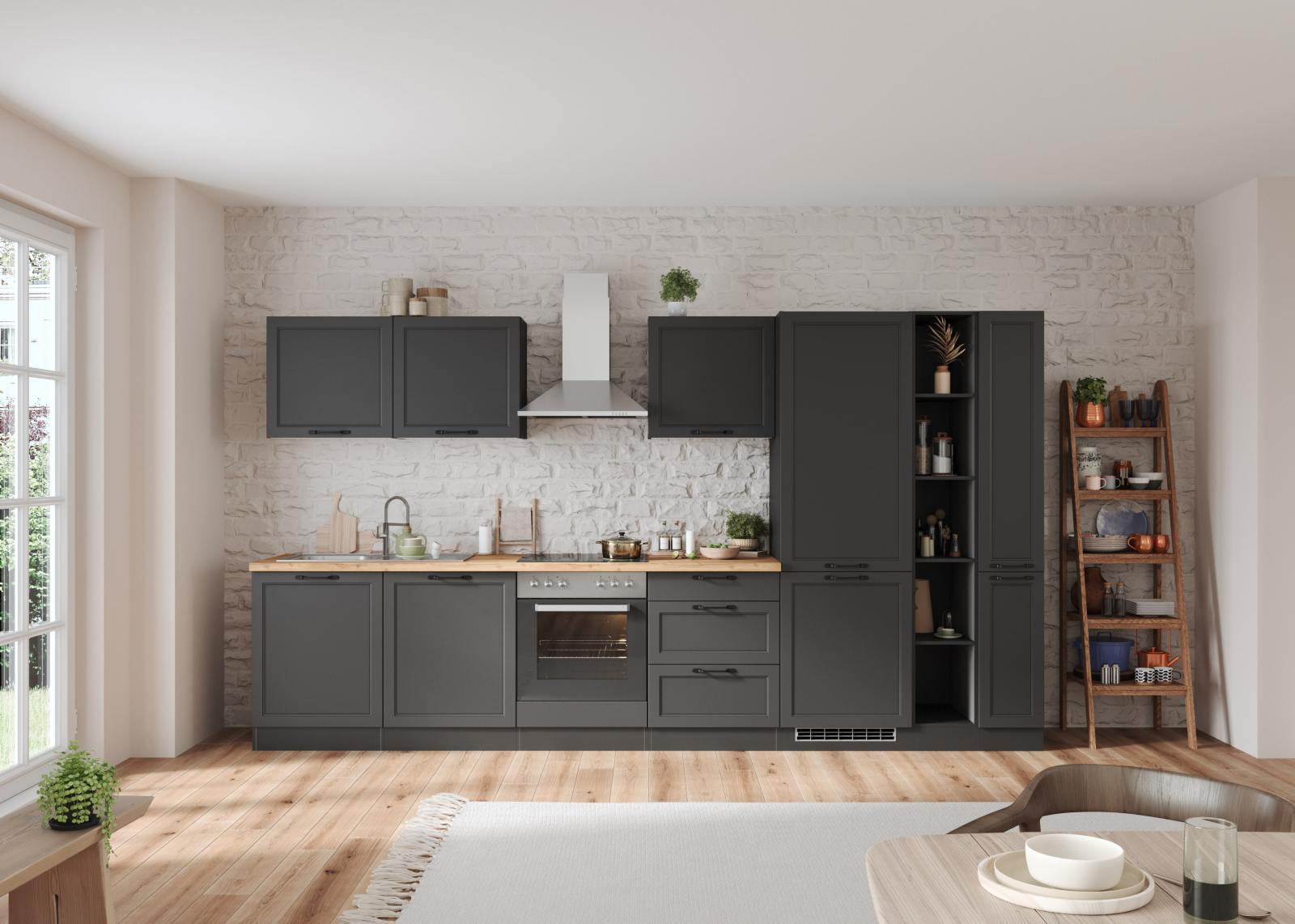 Hängeschrank MERAN - grau - 60 cm