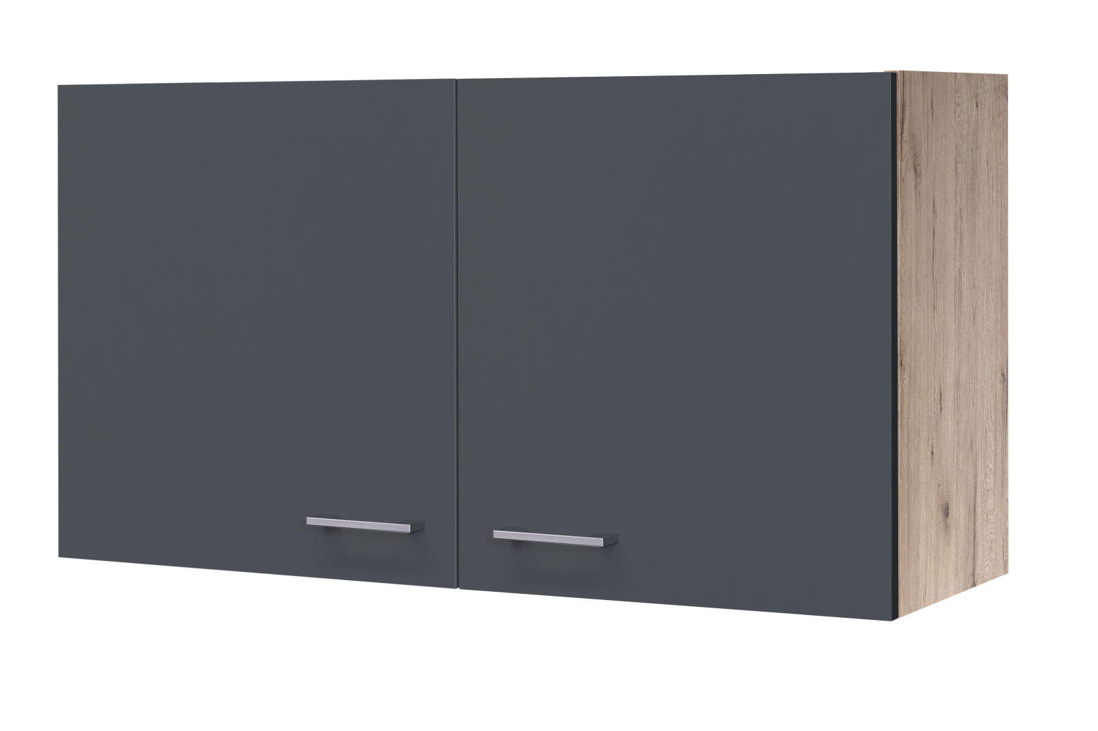 Hängeschrank MORENA - San Remo Eiche - Basaltgrau matt - 100 cm