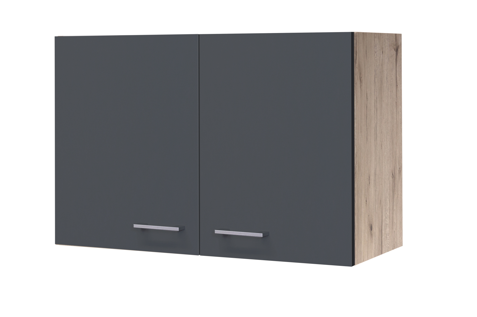 Hängeschrank MORENA - San Remo Eiche - Basaltgrau matt - 80 cm