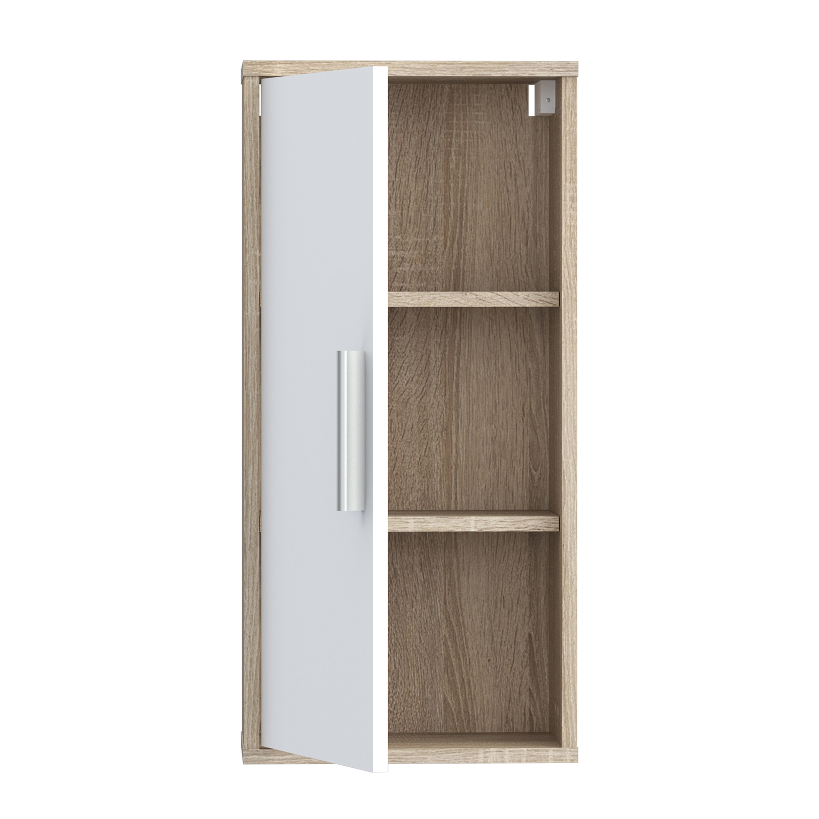 Hängeschrank - Sonoma Eiche - weiß - 33 cm breit