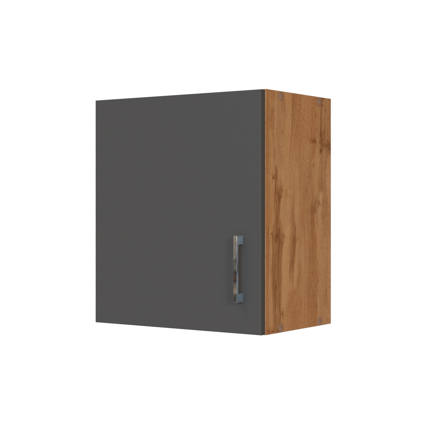 Hängeschrank SORRENTO - anthrazit - Wotan Eiche - 50 cm breit