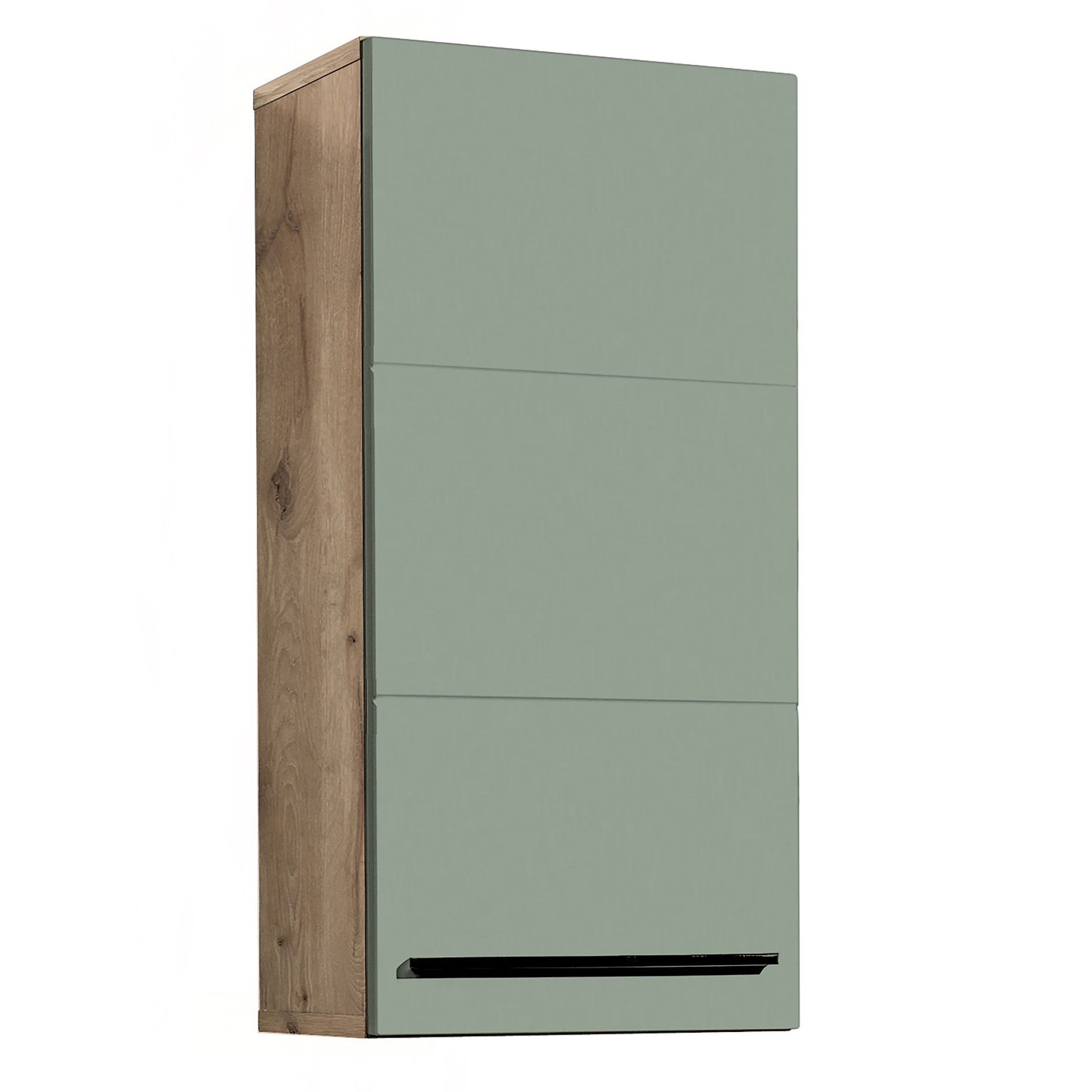 Hängeschrank - Viking Oak - grün - 34 cm breit