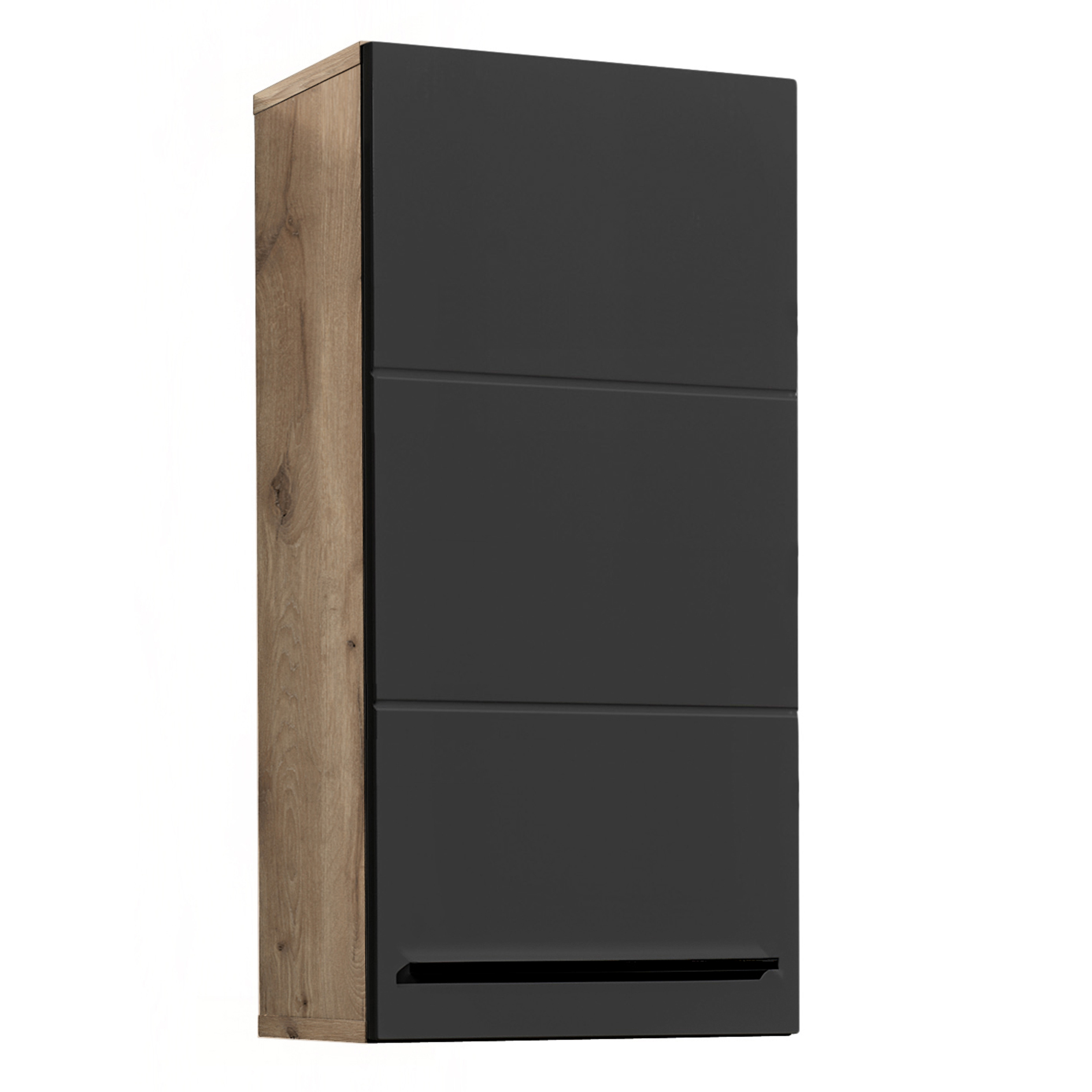 Hängeschrank - Viking Oak - schwarz - 34 cm breit