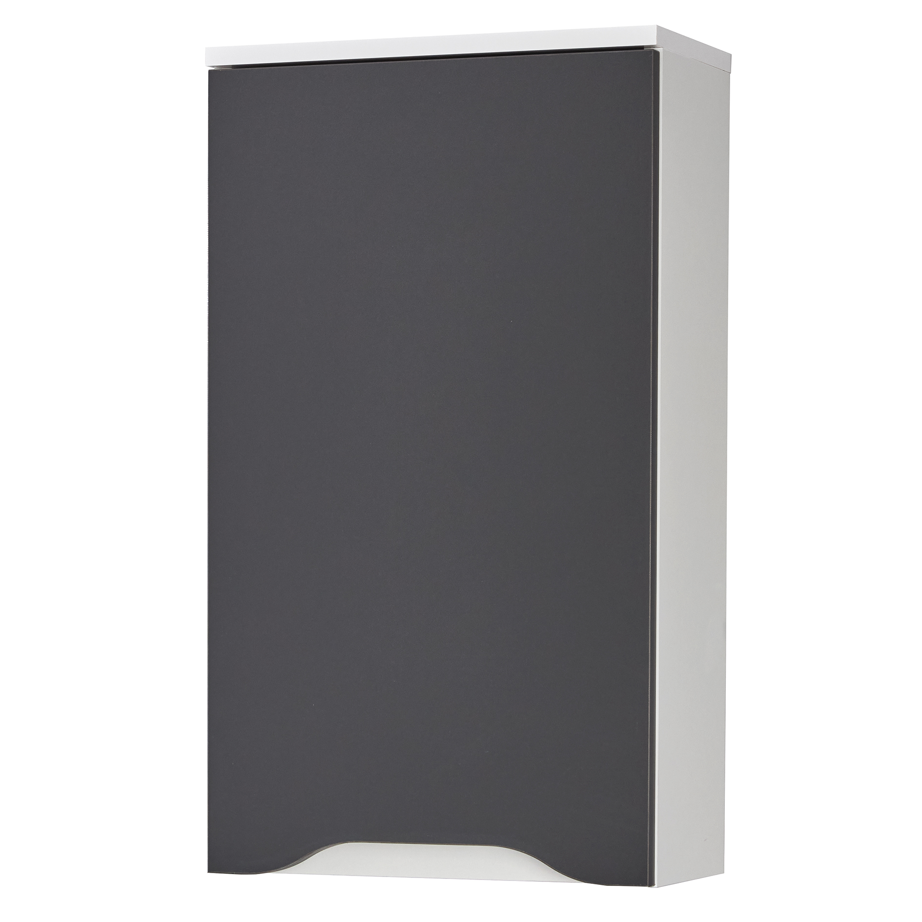 Hängeschrank - weiß - anthrazit - 40 cm