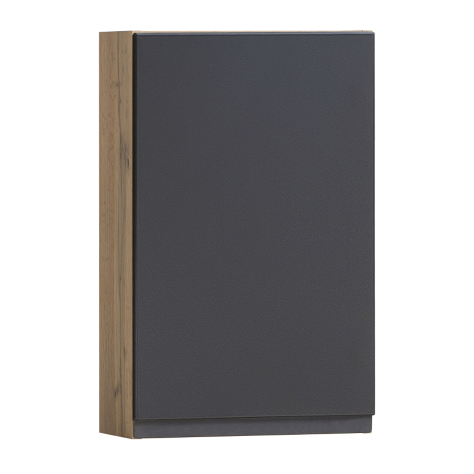 Hängeschrank - Wotaneiche - grau matt - 40 cm
