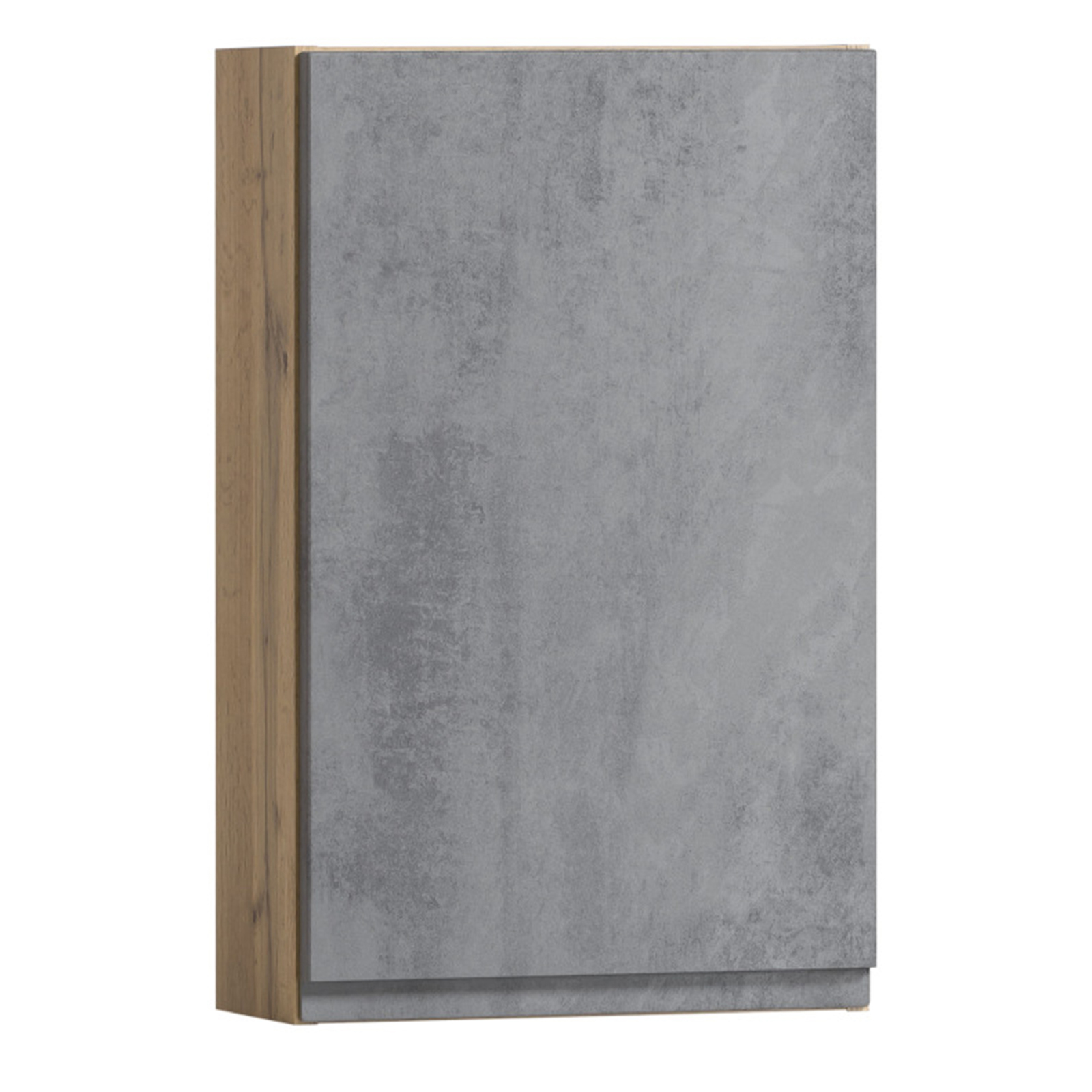 Hängeschrank - Wotaneiche - Oxid Beton - 40 cm