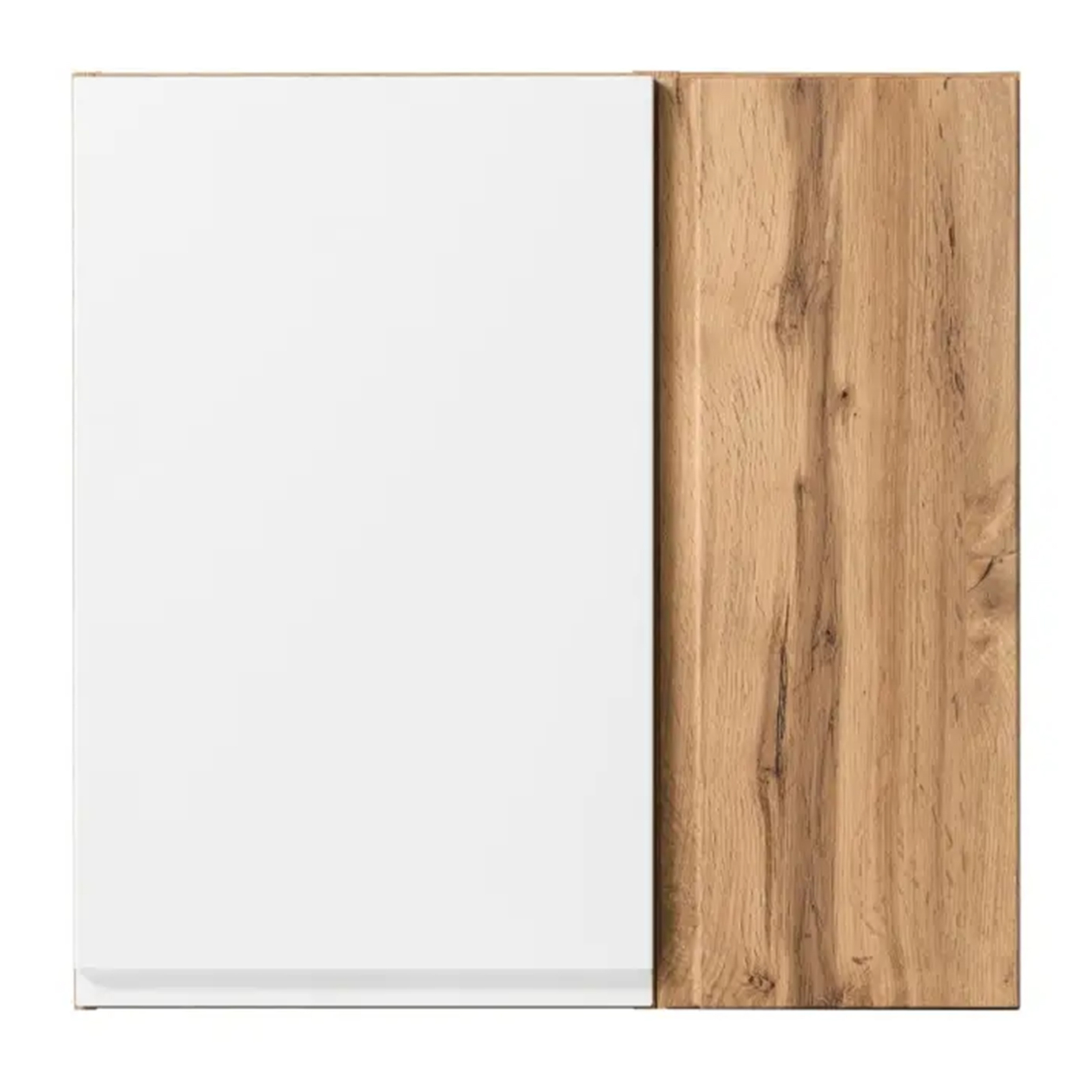 Hängeschrank - Wotaneiche - weiß matt - 65 cm