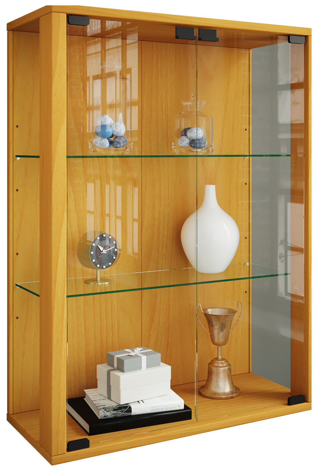 Hängevitrine UDINA - Buche - 60 cm breit