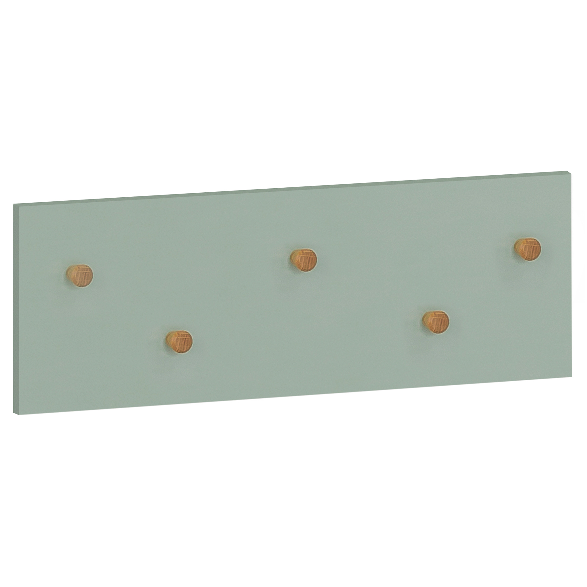 Hakenpaneel - pistazie - 5 Haken - 55,9 cm breit
