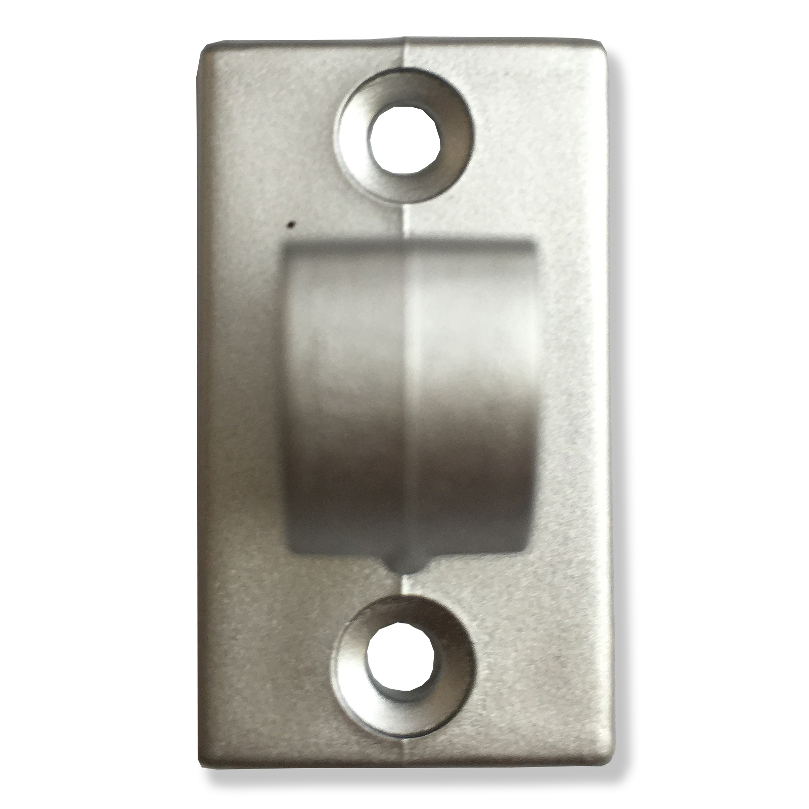 Halterung-Gardinenstange - chrom matt - 2-teilig - 2 cm