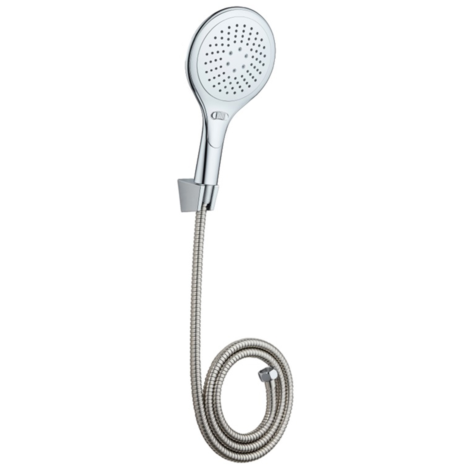Handbrause Mit Langem Schlauch & Wandhalter – Verchromt, Aus Messing, Massage- & Sprühfunktion