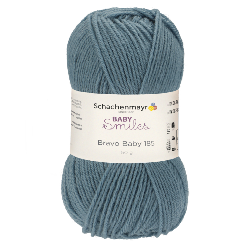 Handstrickgarn BABY SMILES BRAVO - denim -50g