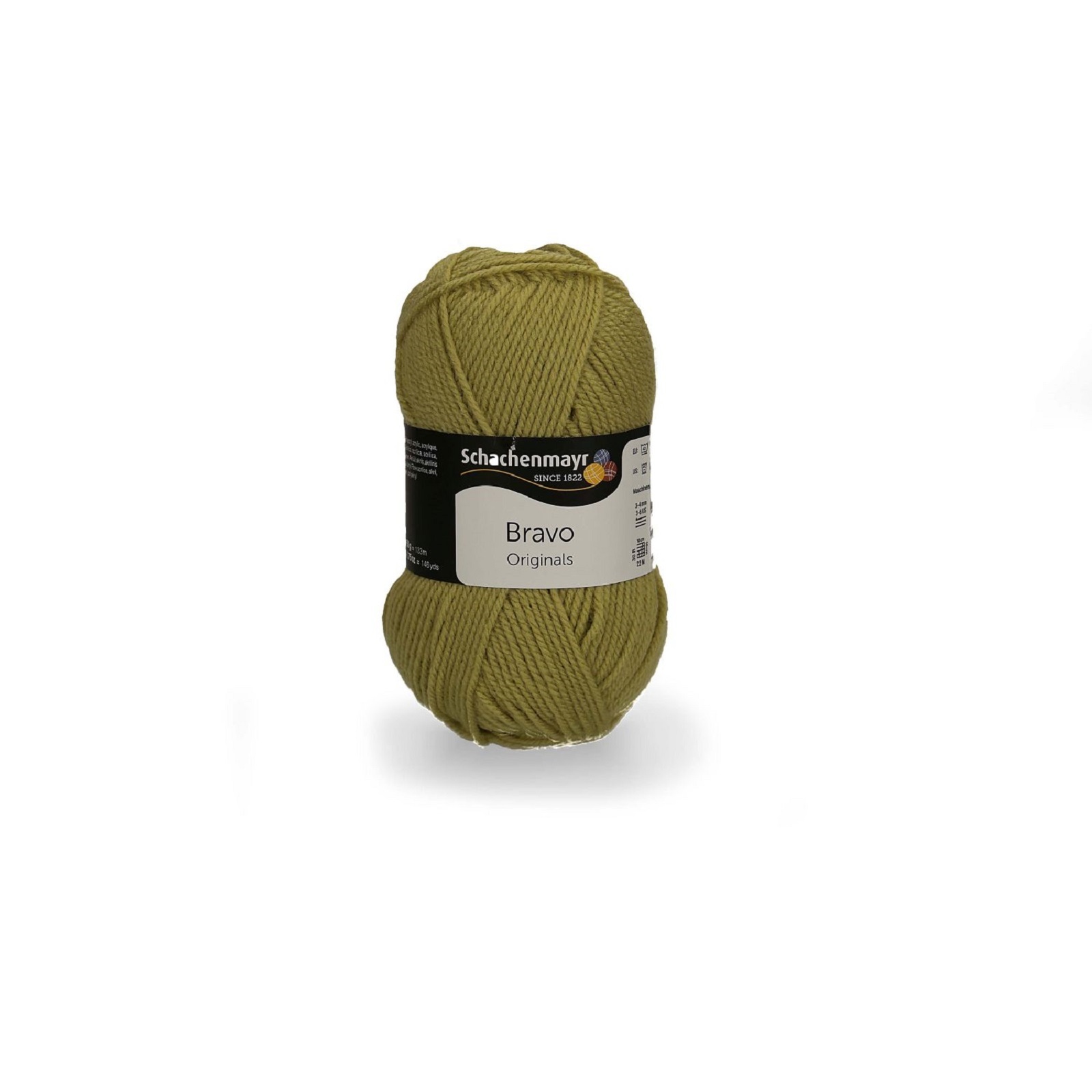 Handstrickgarn BRAVO - grashüpfer - 50g
