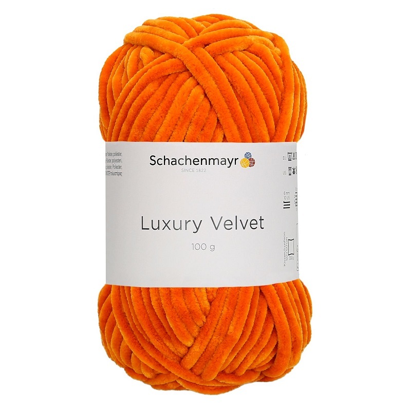 Handstrickgarn LUXURY VELVET - bee - 100g