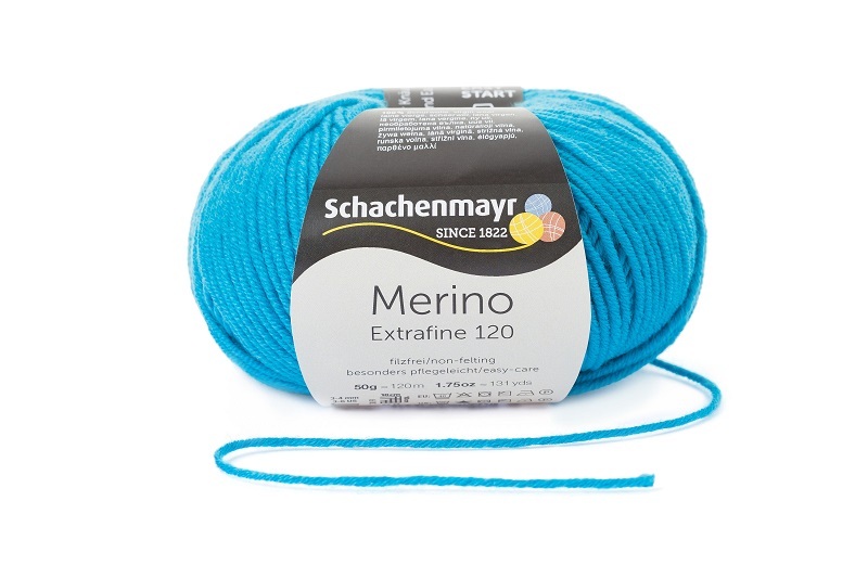 Handstrickgarn MERINO EXTRAFINE 120 - capri - 50g