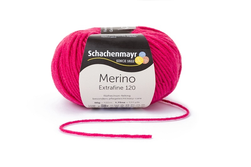Handstrickgarn MERINO EXTRAFINE 120 - cyclam - 50g