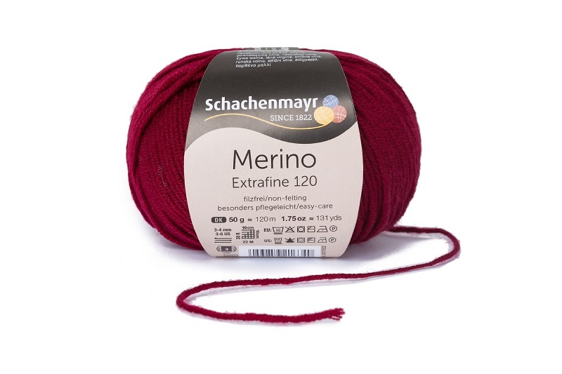 Handstrickgarn MERINO EXTRAFINE 120 - love - 50g