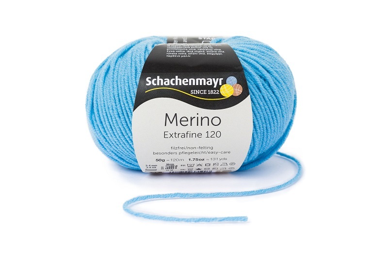 Handstrickgarn MERINO EXTRAFINE 120 - pool - 50g