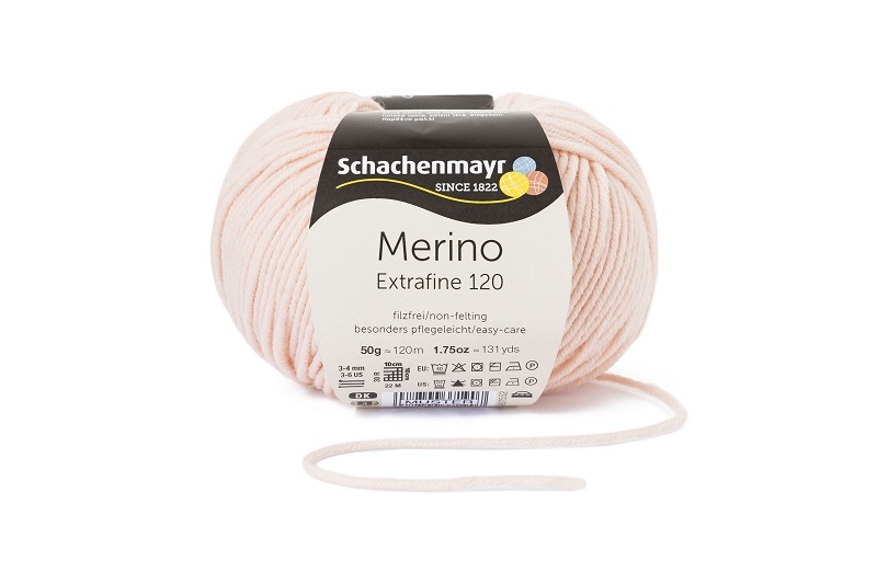 Handstrickgarn MERINO EXTRAFINE 120 - teint - 50g