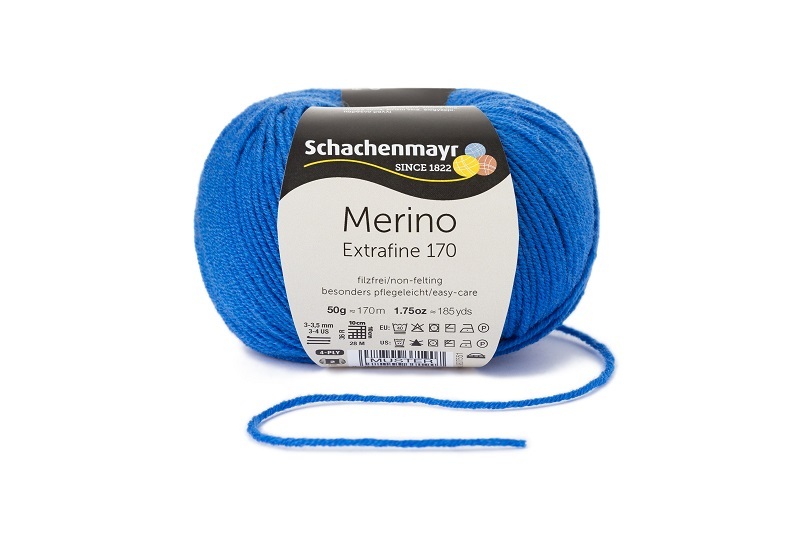 Handstrickgarn MERINO EXTRAFINE 170 - royal - 50g