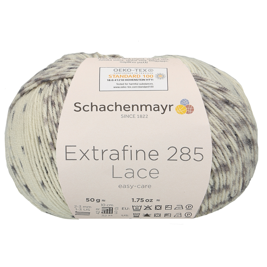 Handstrickgarn MERINO Extrafine 285 Lace - smoke - 50 g