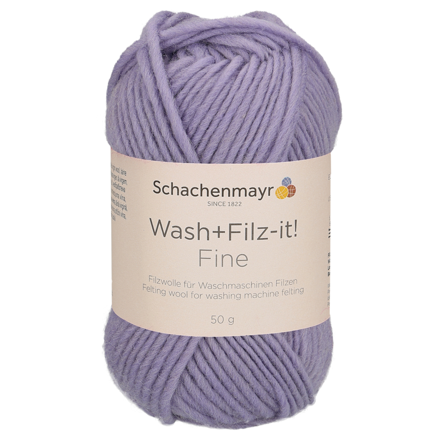 Handstrickgarn WASH + FILZ IT! FINE - lavender - 50g