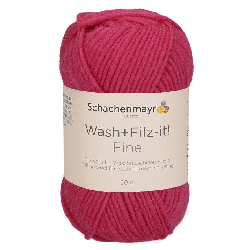 Handstrickgarn WASH + FILZ IT! FINE - pink - 50g