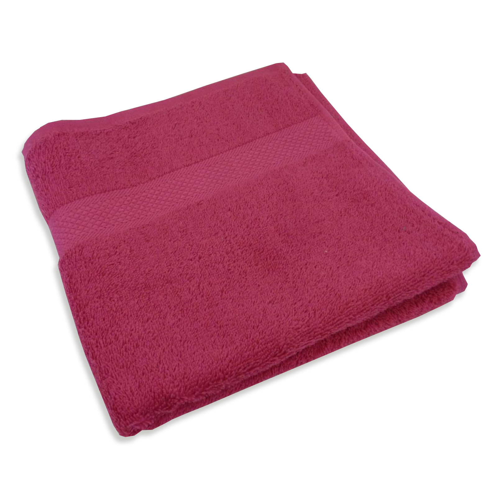Handtuch - fuchsia - Baumwolle - 50x100 cm