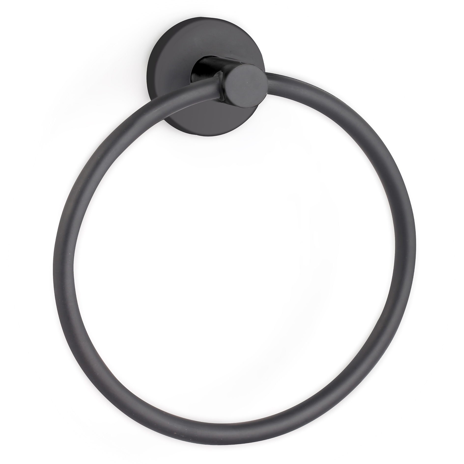 Handtuchring - schwarz - Edelstahl