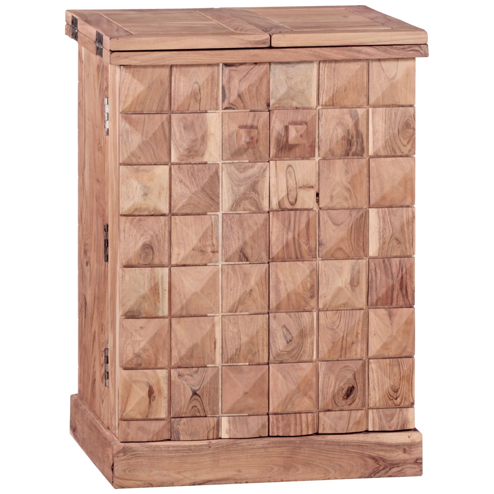 Hausbar - Akazie Massivholz - 65 cm breit