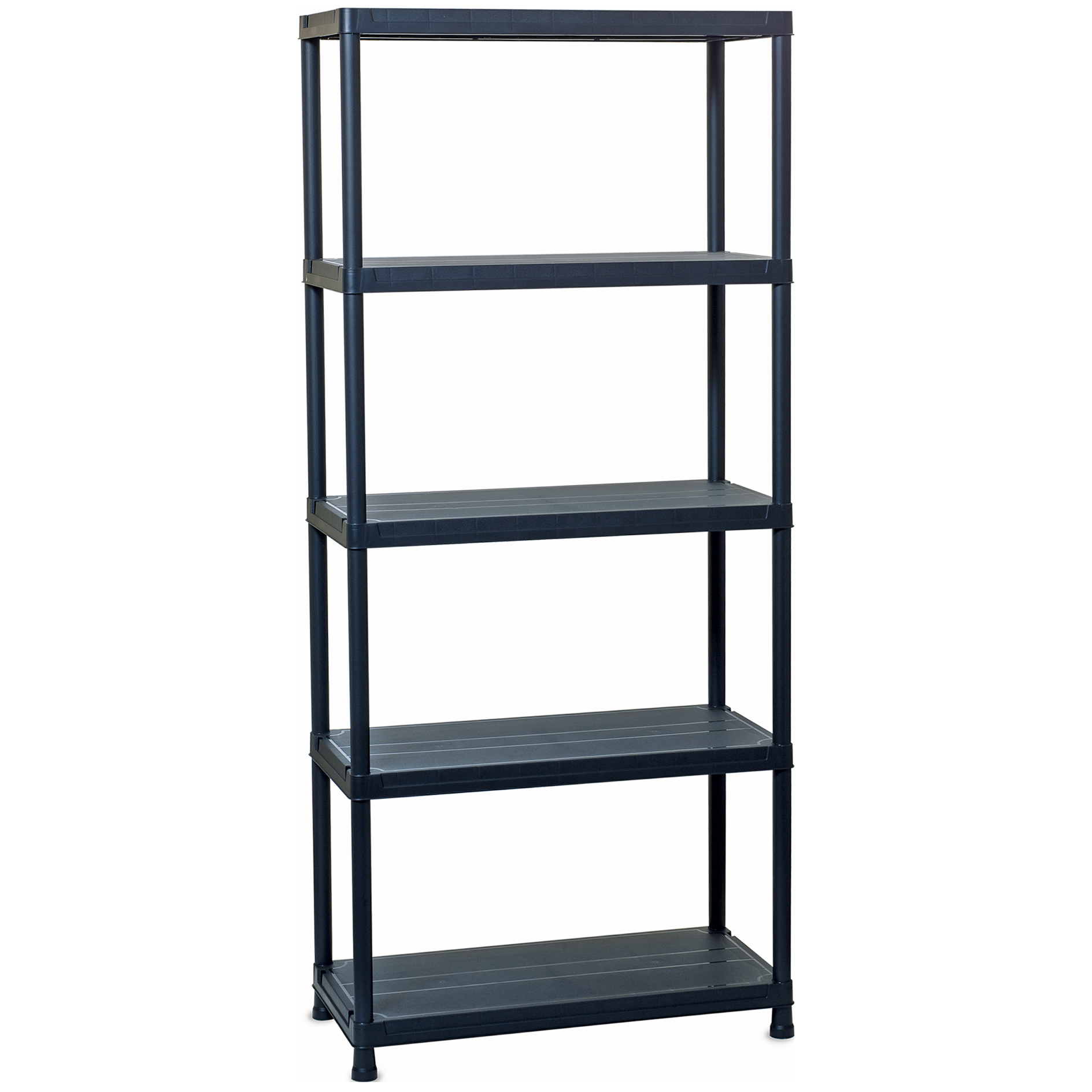 Haushaltsregal - schwarz - 180 cm hoch