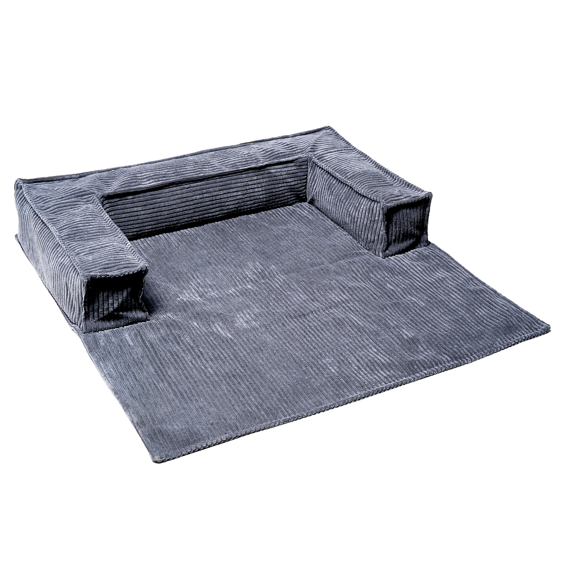 Haustier-Sofa - anthrazit - Cord-Bezug