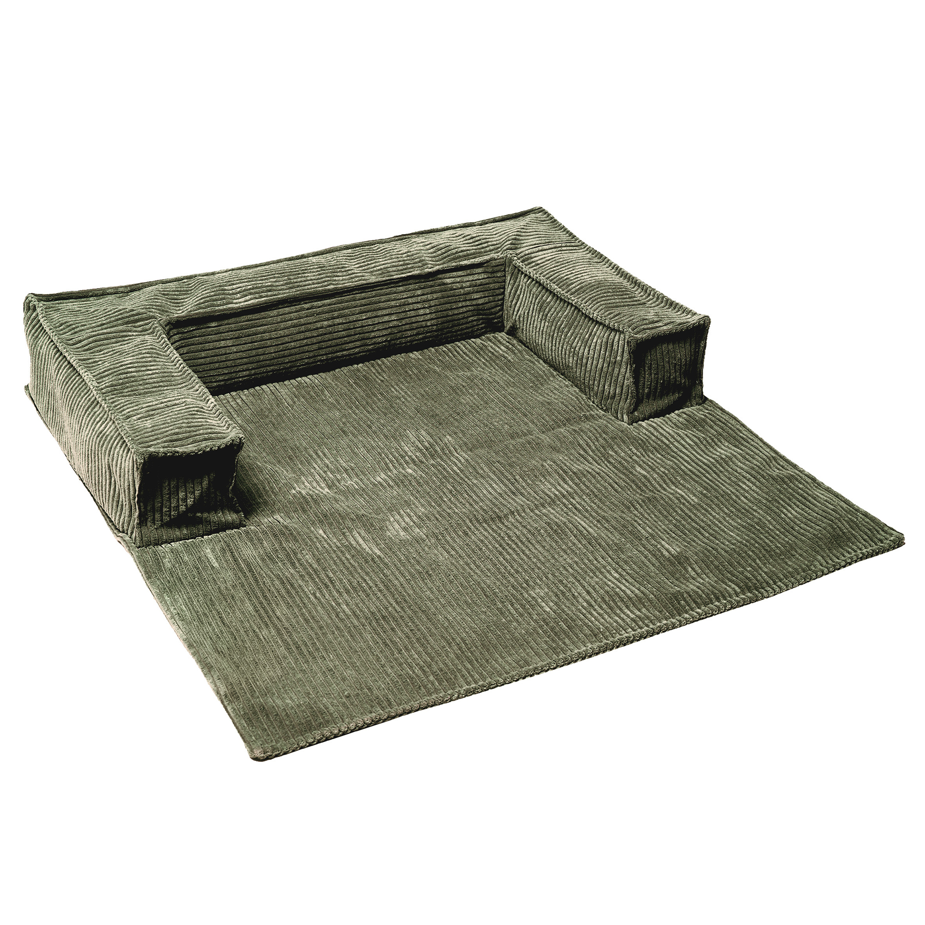 Haustier-Sofa - moss - Cord-Bezug