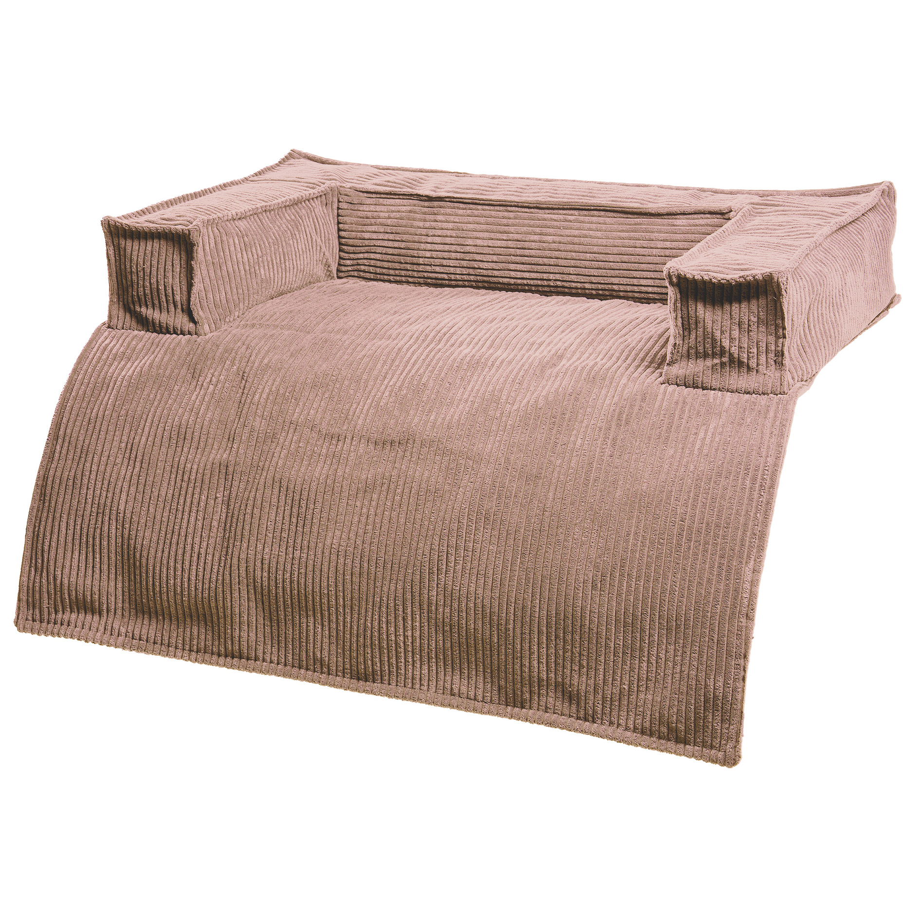 Haustier-Sofa - rosa - Cord-Bezug