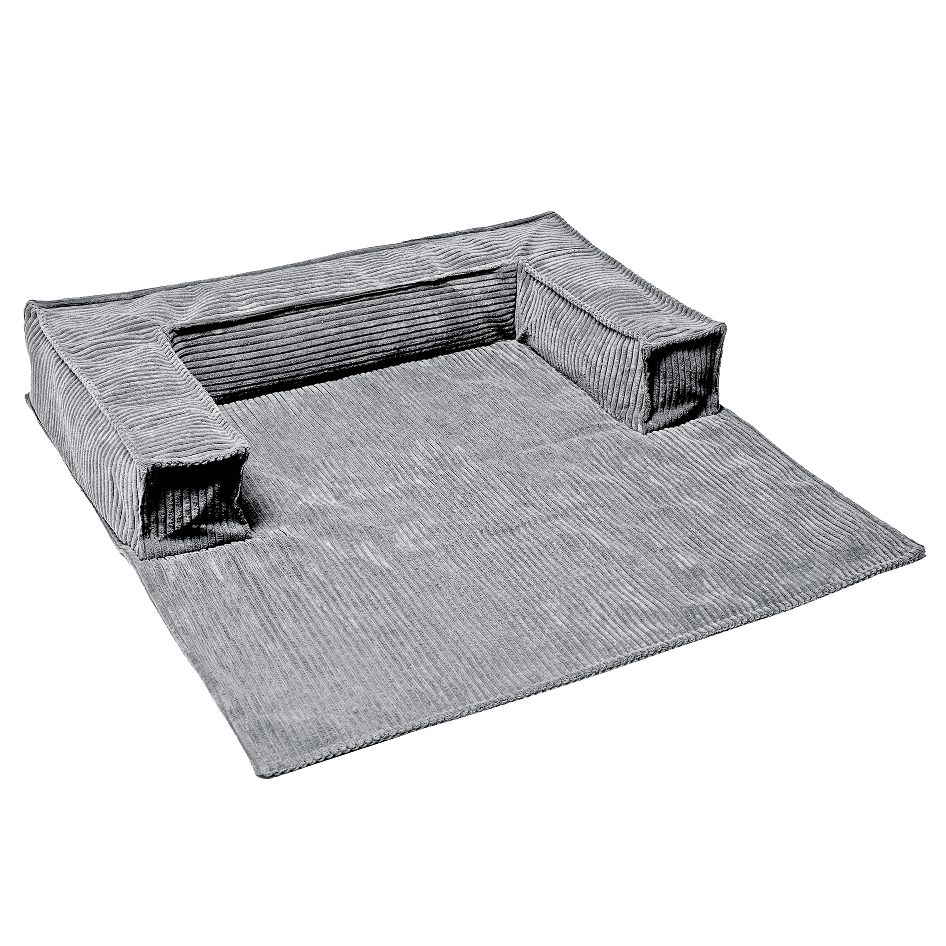 Haustier-Sofa - silver - Cord-Bezug
