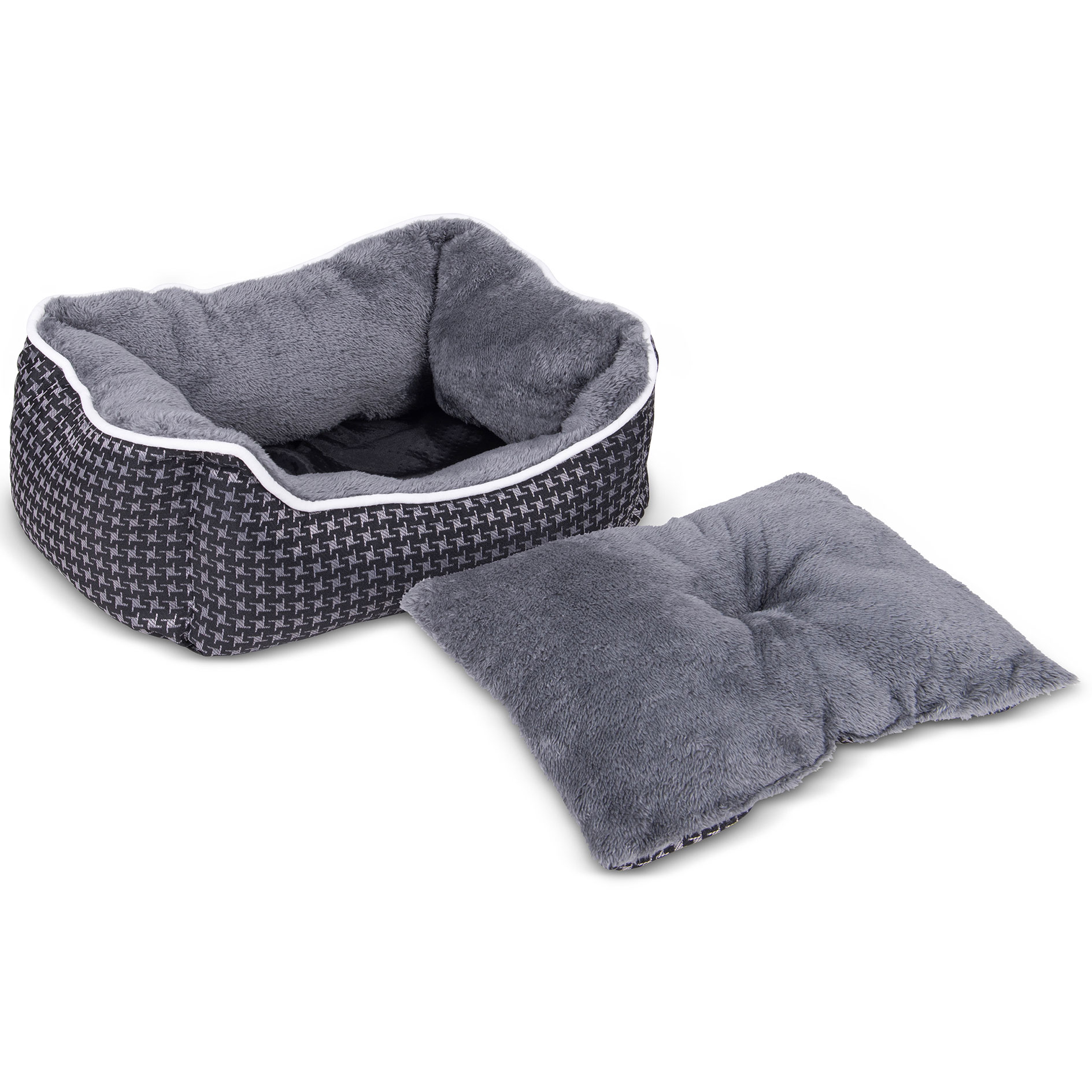 Haustierkissen M - anthrazit - schwarz - 62x50 cm