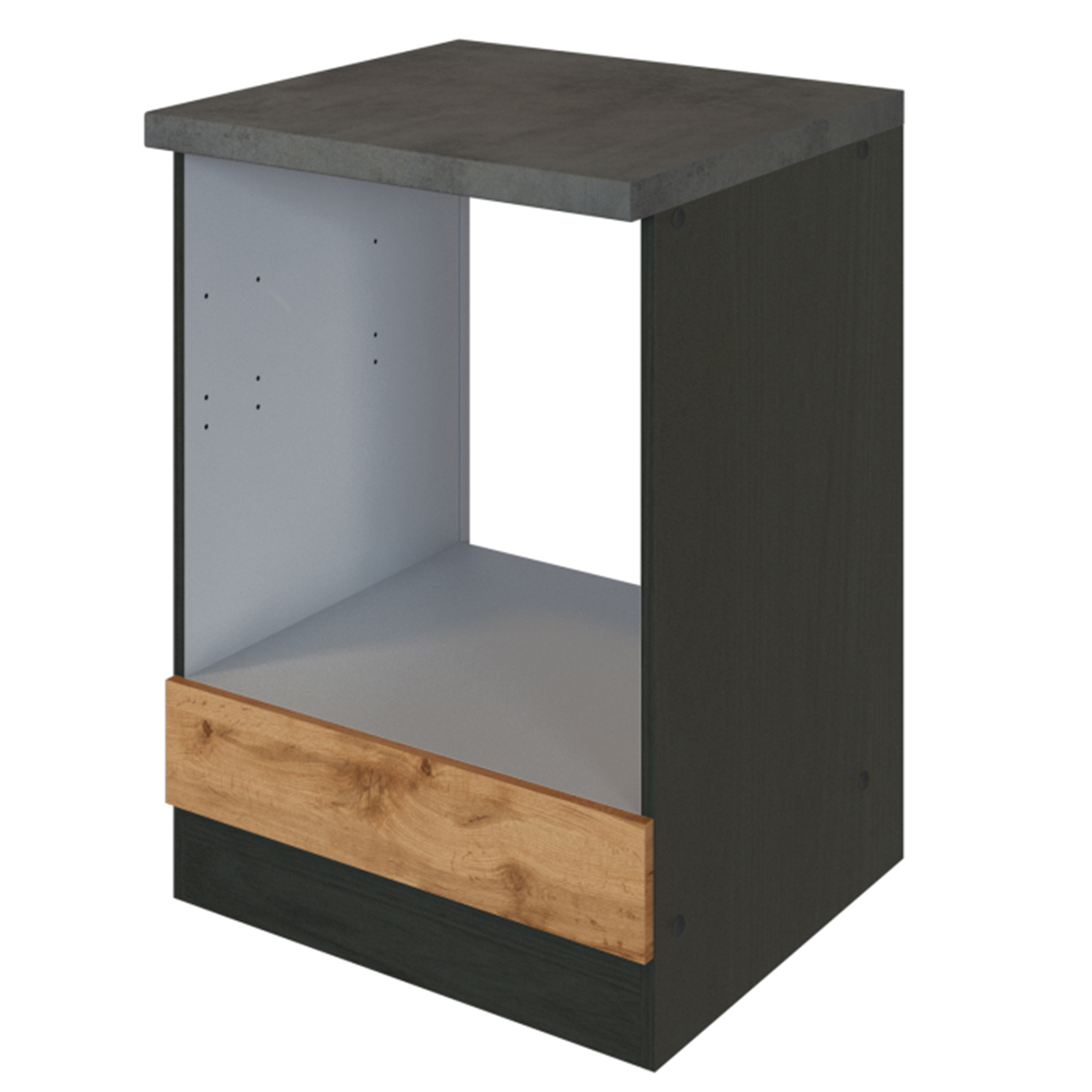 Herdumbau SORRENTO - Wotan Eiche - grafit - 60 cm