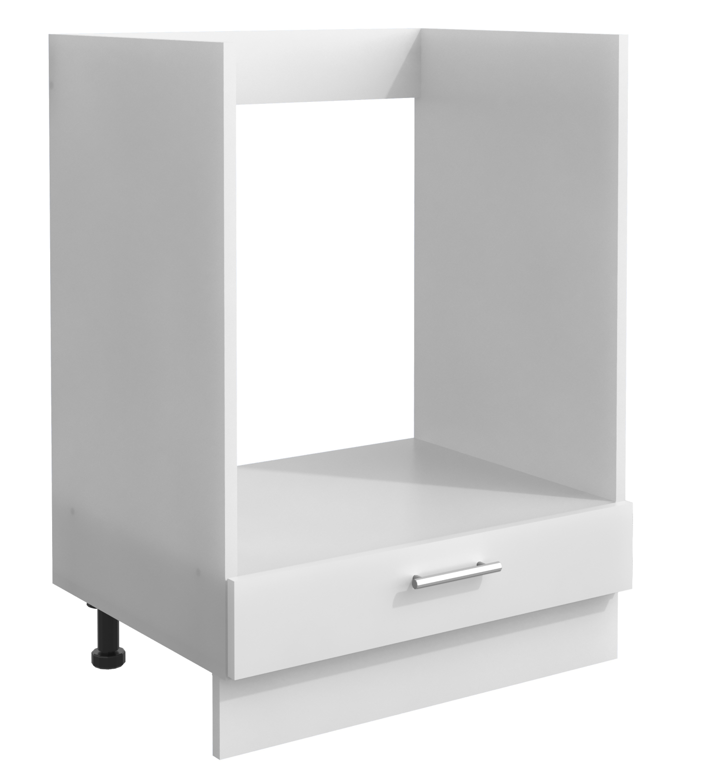 Herdumbauschrank ESILO - weiß - mit Klapptür - 60 cm