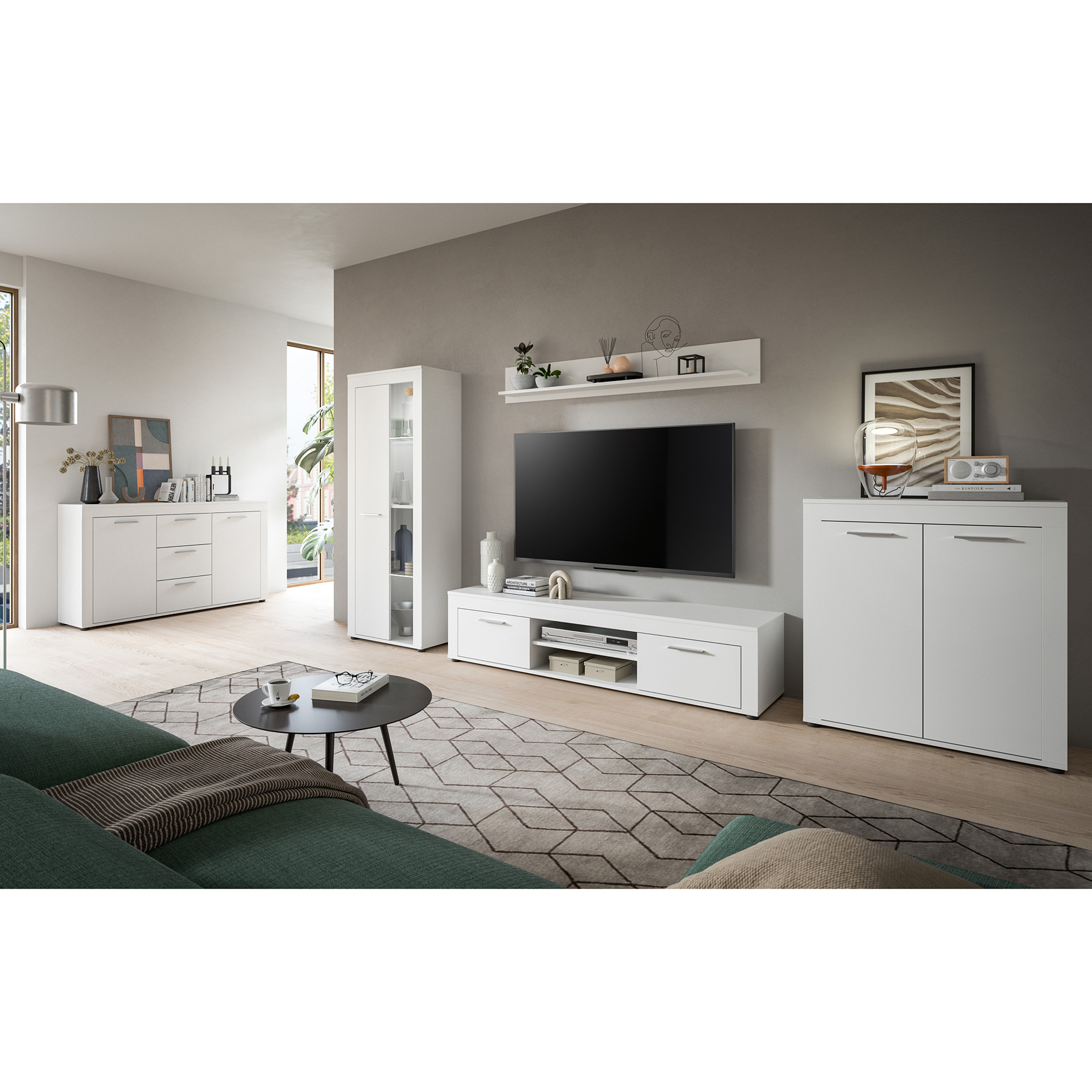 Highboard JAM - weiß - 80 cm breit
