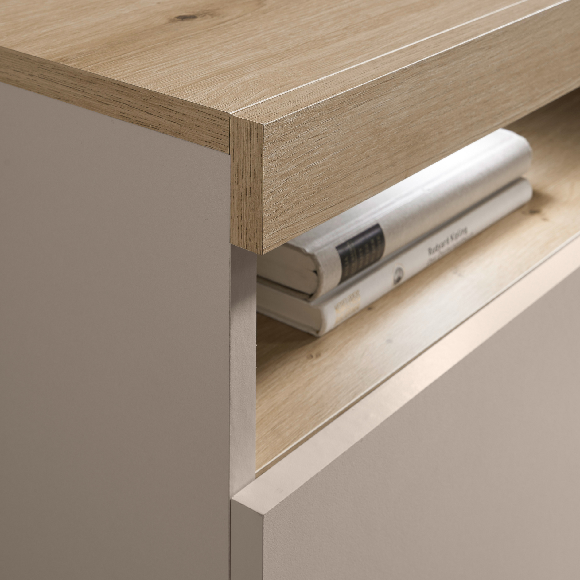 Highboard - kaschmir - Artisan Eiche - 151 cm breit
