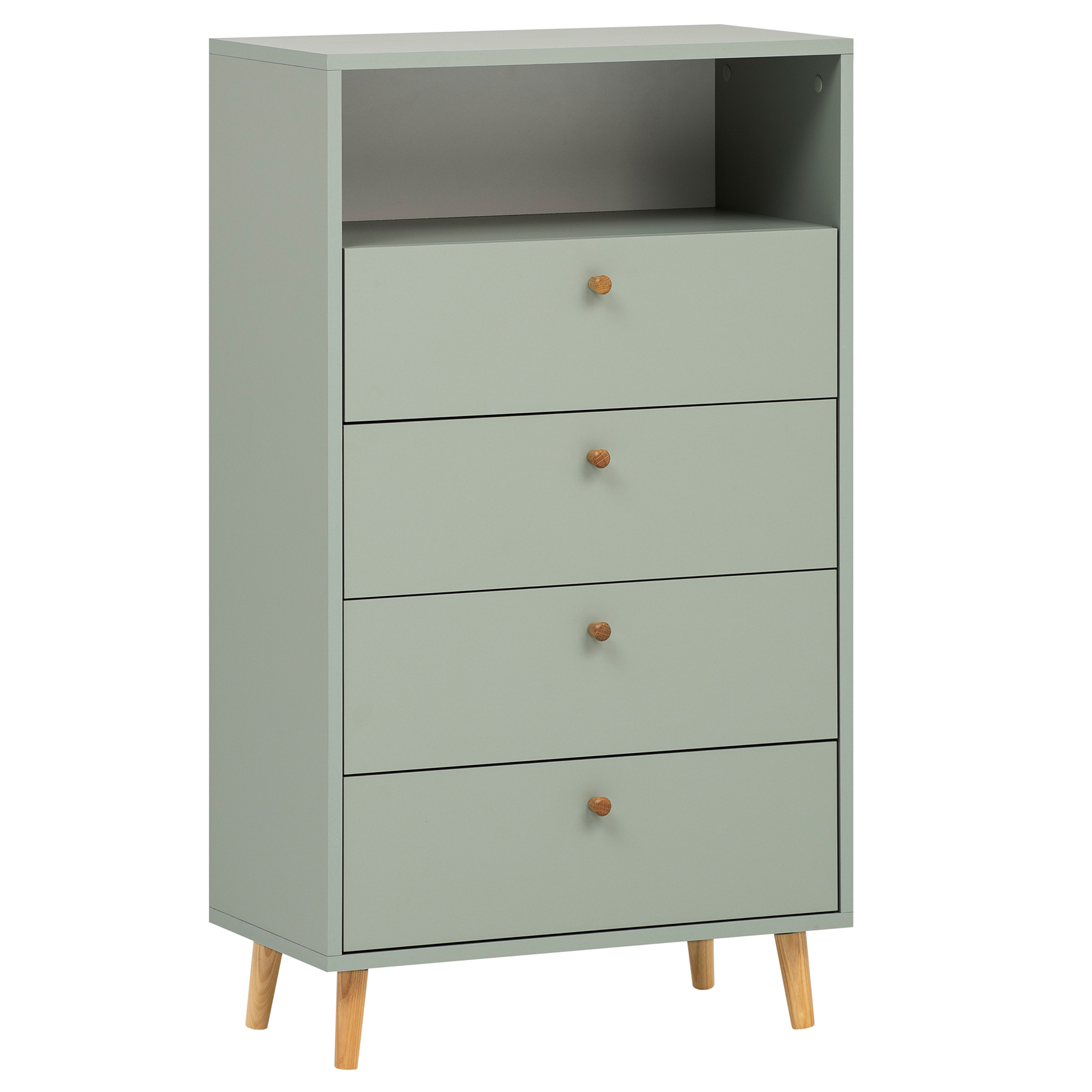 Highboard - pistazie - 4 Schubkästen - 60 cm breit