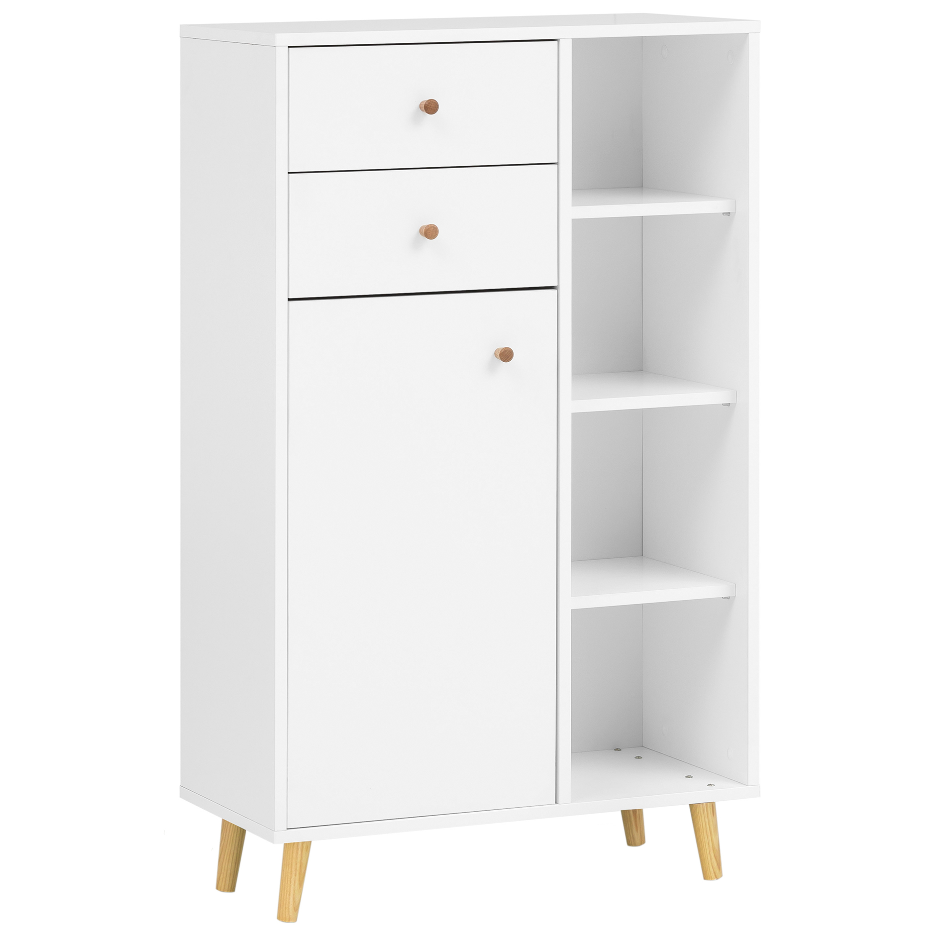 Highboard - weiß matt - 60,2 cm breit
