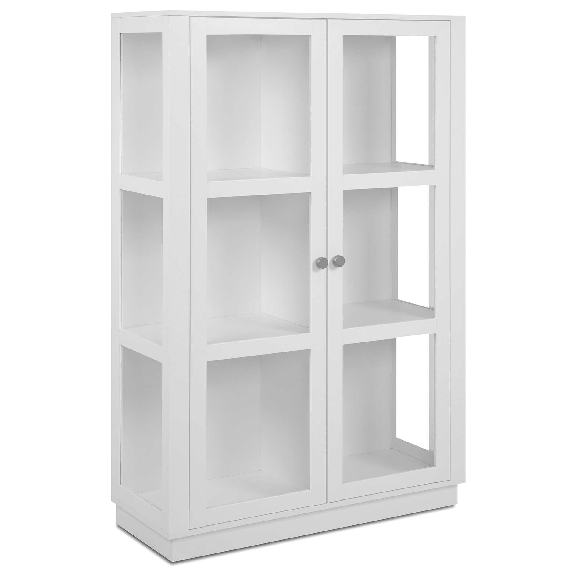 Highboardvitrine ARLES - weiß - 100 cm